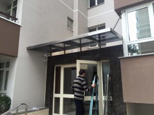 Camlı Paslanmaz Markiz-1