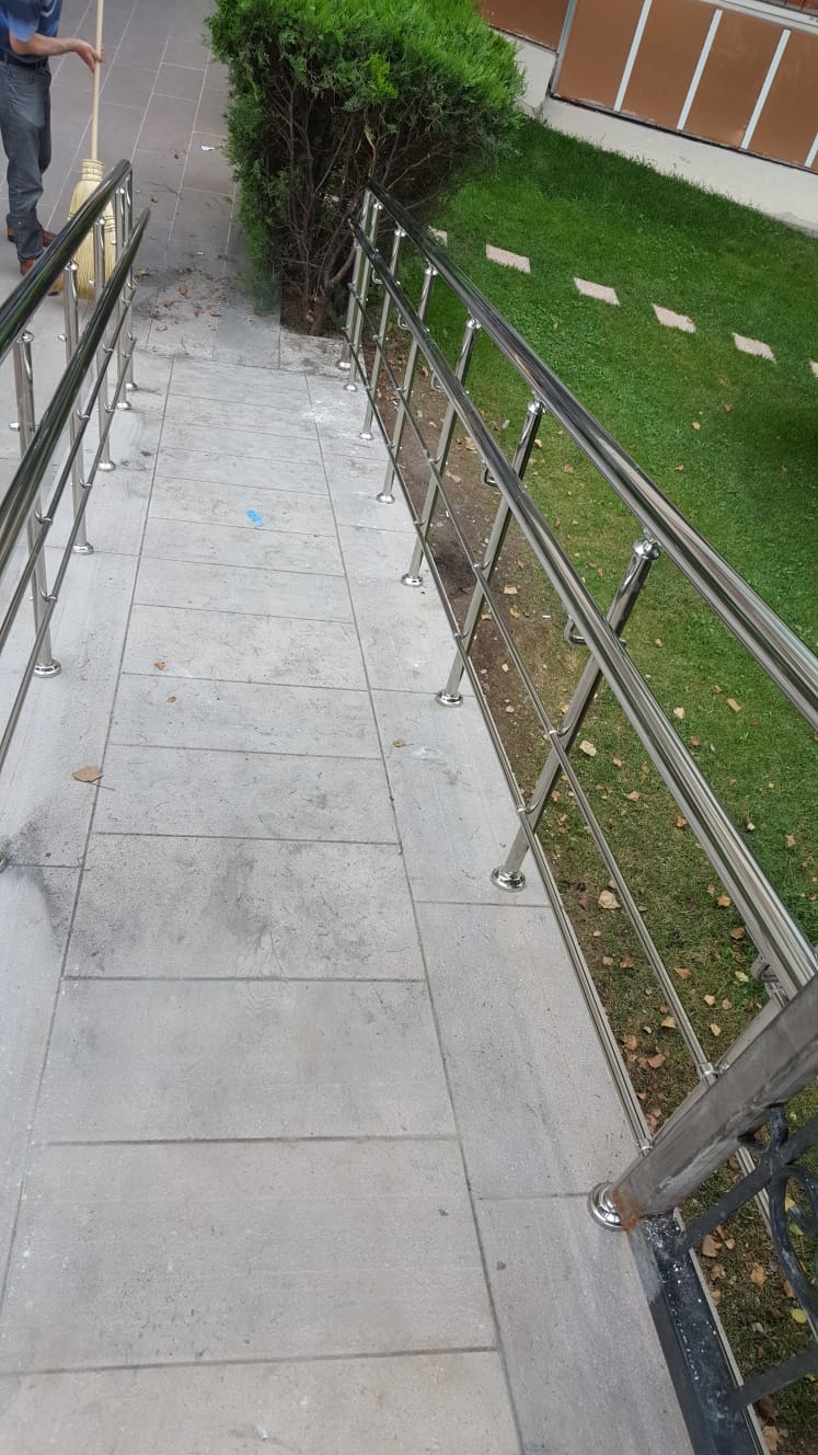 Paslanmaz Engelli Korkuluğu Birbey Metal